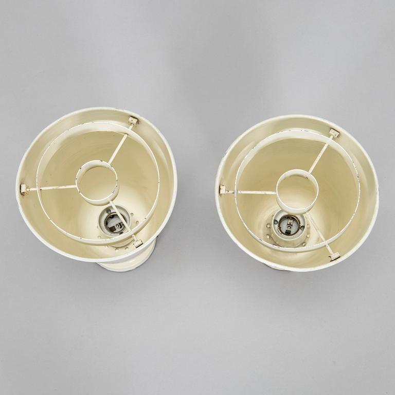 A pair of model 'AI 19' ceiling lamps, Itsu mid-20th century.