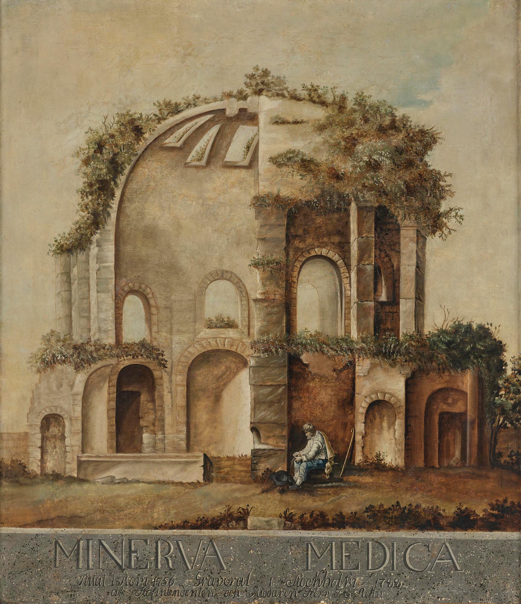 Carl Magnus Berggren, "Minerva Medica" (After J E Rehn 1717-1793).