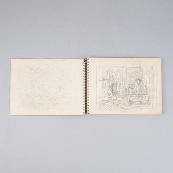 Two sketch books by Carl Kylberg.