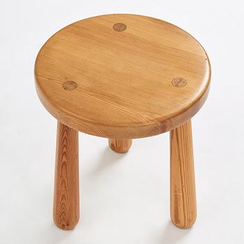 Axel Einar Hjorth, a pine stool "Utö", Nordiska Kompaniet, 1930's.