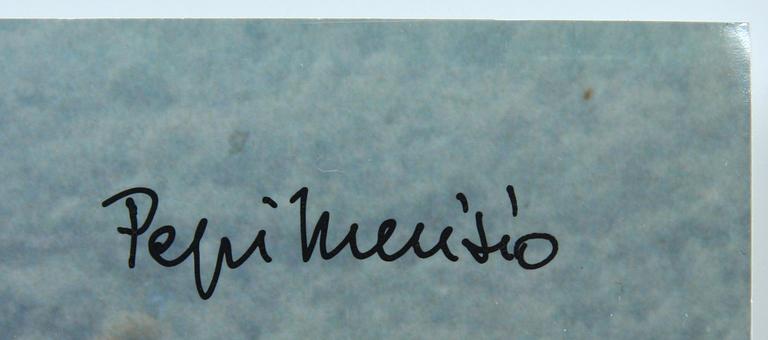 PEPI MERISIO, 3 st, fotografi, 2 sign samt 1 stämpelsign a tergo.