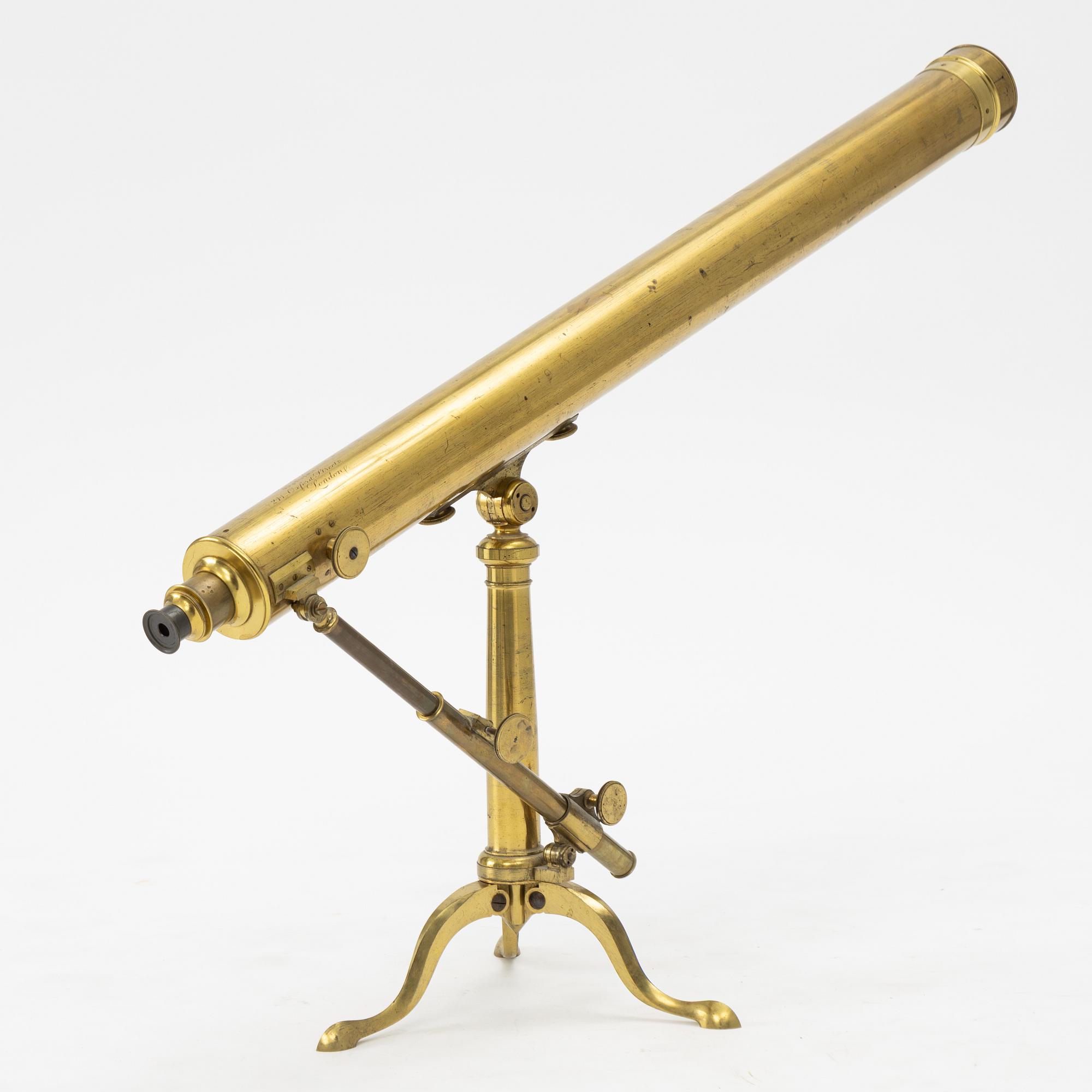 A Telescope, 19th century, William Dixey, London.