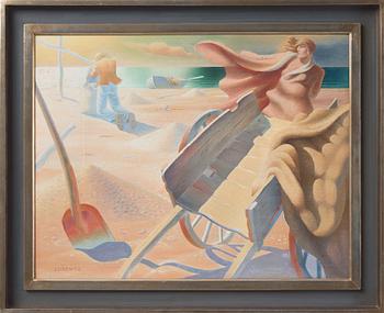 Waldemar Lorentzon, On the beach.