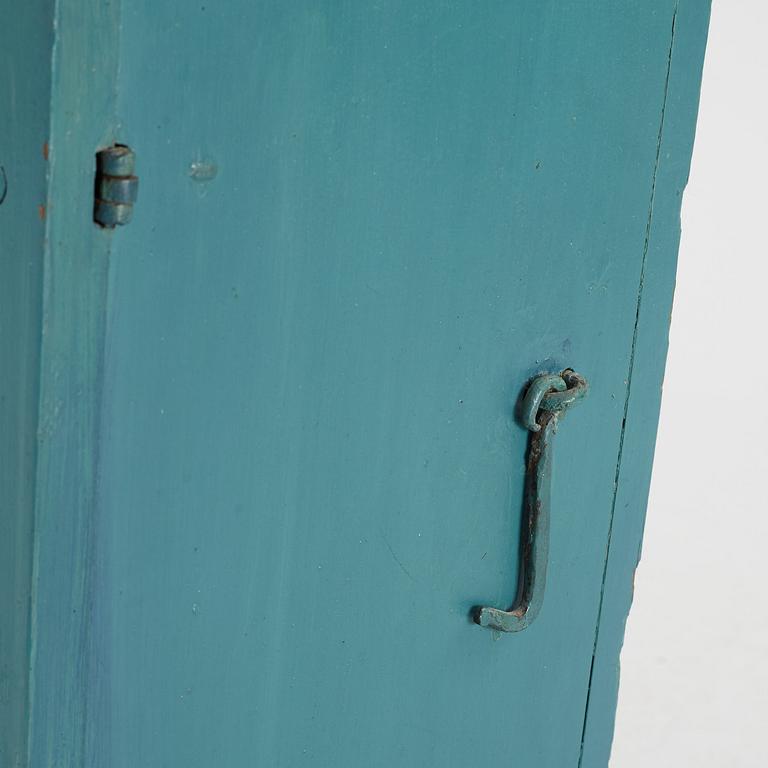 A Swedish provincial wall cabinet, possibly from Dalarna, early 19th century.