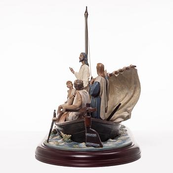 Salvador Furió, figurine, "Jesus in the Tiberiades", Lladró, Spain, 1984-2016.