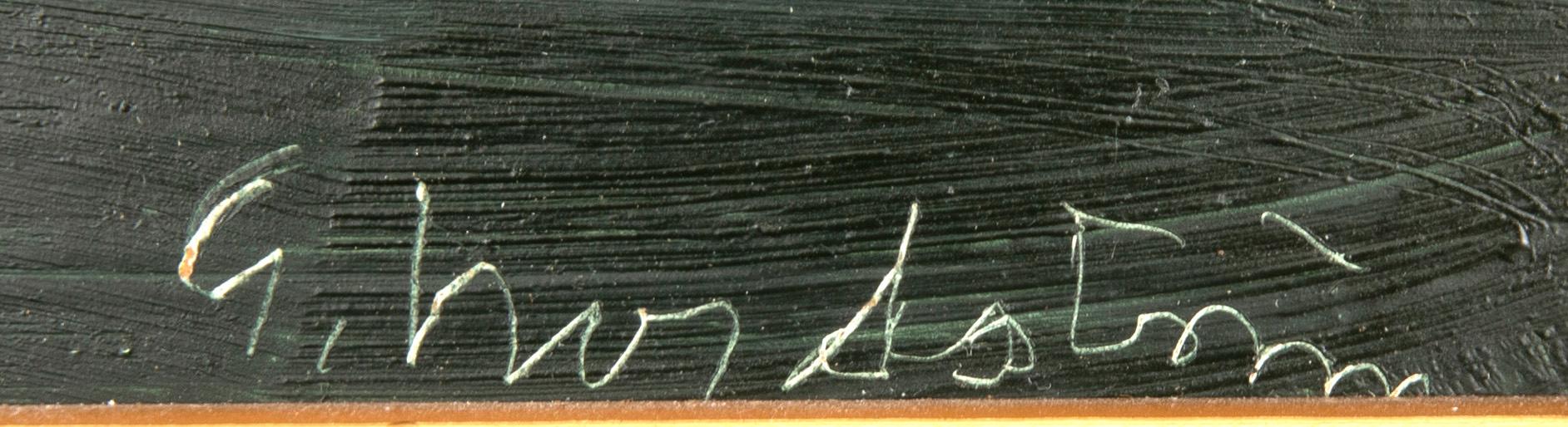 Gerhard Nordström,  oil on panel signed.
