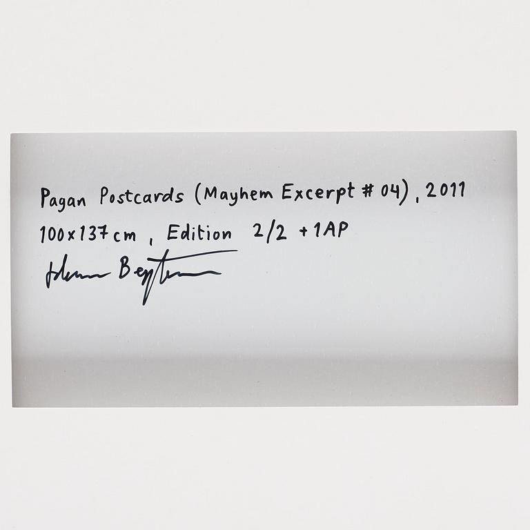 Johan Bergström, 'Pagan Postcards (Mayhem Excerpt #04)', 2011.