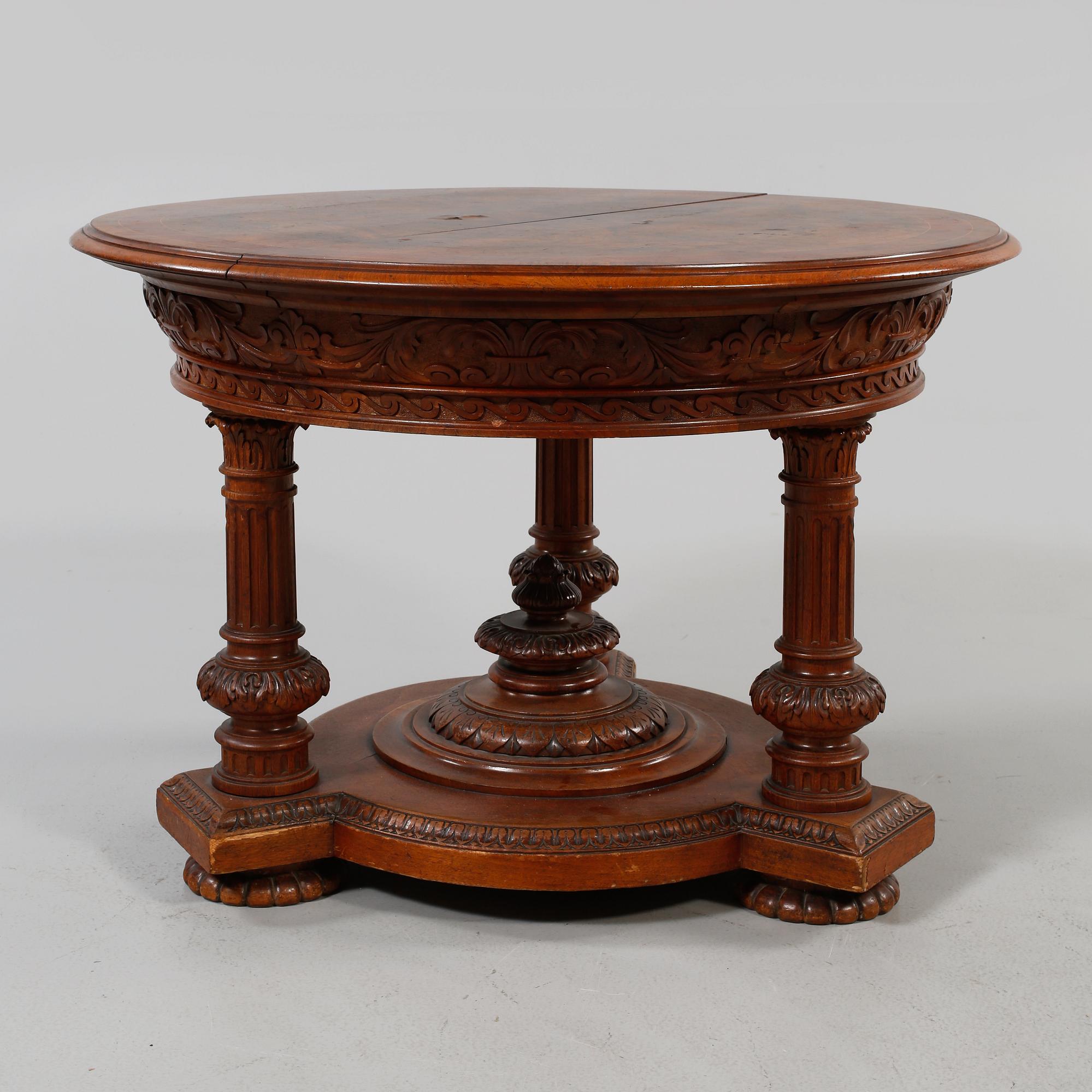 BORD, nyrenässans, 1800-talets slut.