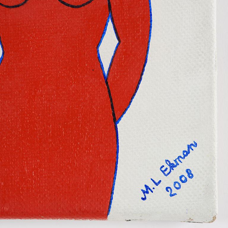 Marie-Louise Ekman, "Dam med 2 huvuden, 2 kroppar och 7 drömmar".