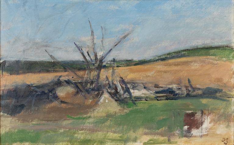 Hugo Zuhr, Landskap med träd.