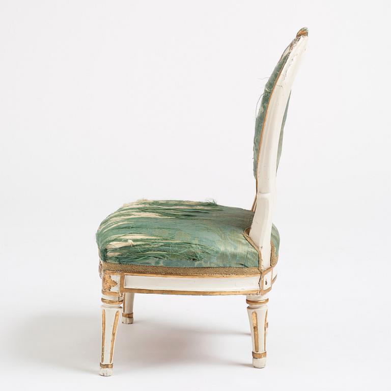 A Gustavian chair for children, Stockholm, second part of the 18th century.