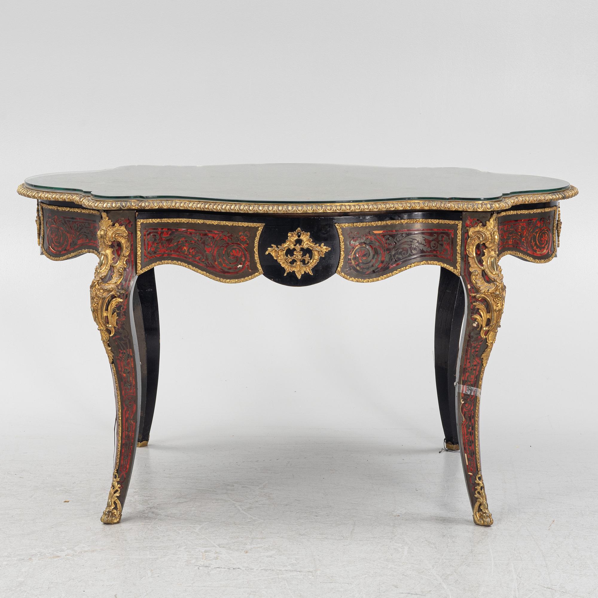 Skrivbord, Boulle-stil, 1800-talets slut.