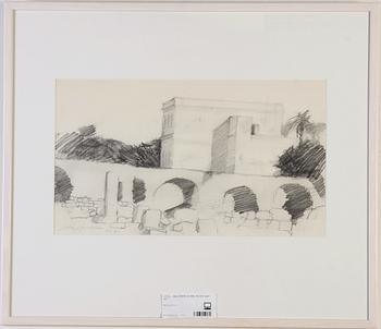 HALLSTRÖM BJÖRN, 4 st, blyertsteckningar. Sign o dat. 1981.