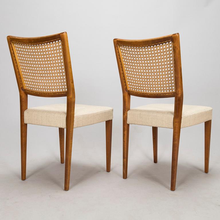 Six chairs, latter hlaf of 20th century.