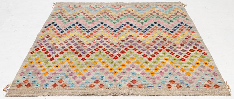 Carpet, kilim, approx. 255 x 179 cm.