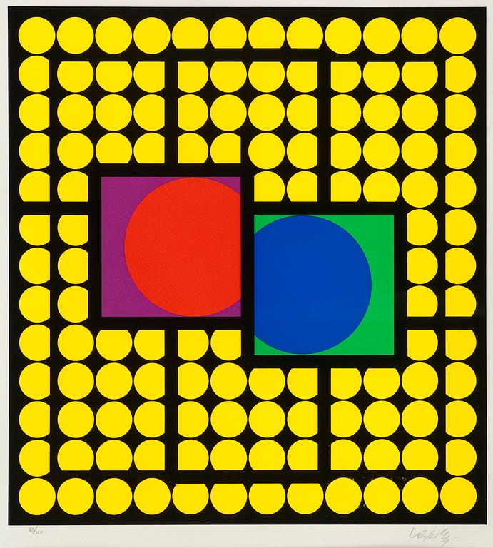 Victor Vasarely, COMPOSITION.