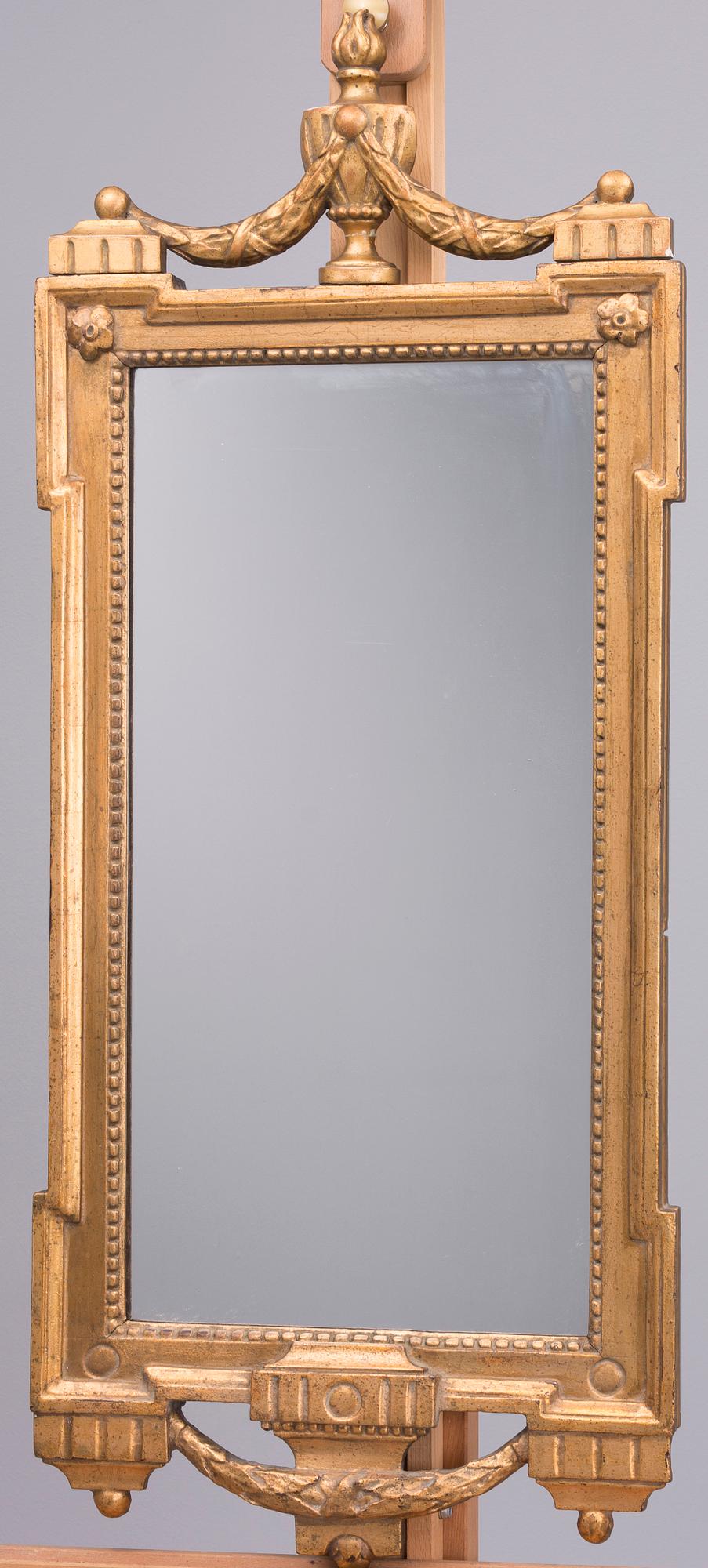 SPEGEL / SPEGELLAMPETT, gustaviansk, 1700-talets slut.