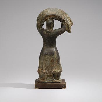 RAKEL KOIVISTO, skulptur, bly, signerad RK.