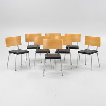 Stolar, 8 st, "Trippo", Karl Andersson & Söner, Huskvarna.