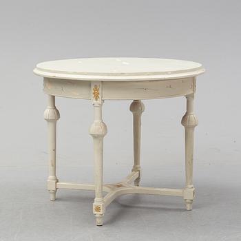 A Gustavian style table, early 20th century.