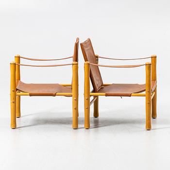 Elias Svedberg, A pair of armchairs, “Safari”, the Triva series, Nordiska Kompaniet.