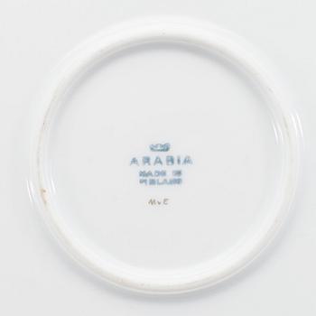 KAFFESERVIS, 17 delar, porslin, ML-modell, Arabia 1964-71.
