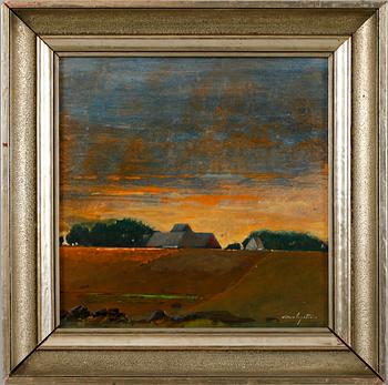 HÅKAN ENGSTRÖM, olja på pannå, sign.