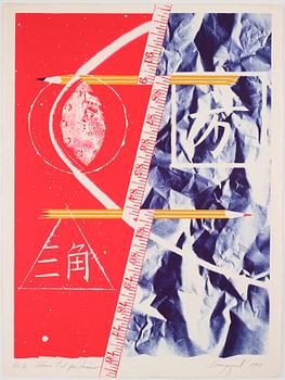 James Rosenquist,  "Flame out for Picasso",