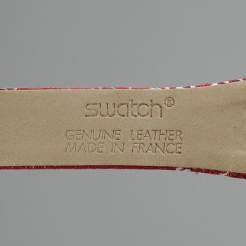 SWATCHKLOCKOR, 3st, "Timeless Zone", "Marechall", "Trash", plast, ca1992-1994.