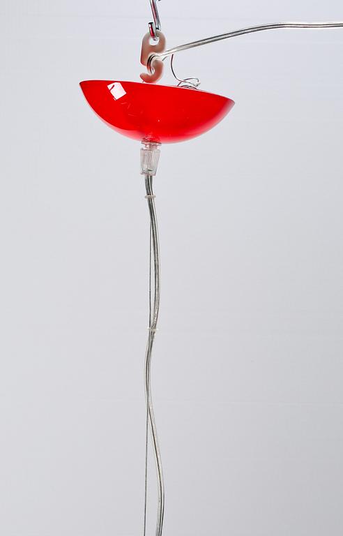 TAKLAMPA, modell FL\Y, Kartell, omkring sekelskiftet 2000. Kupans höjd ca 39 cm.