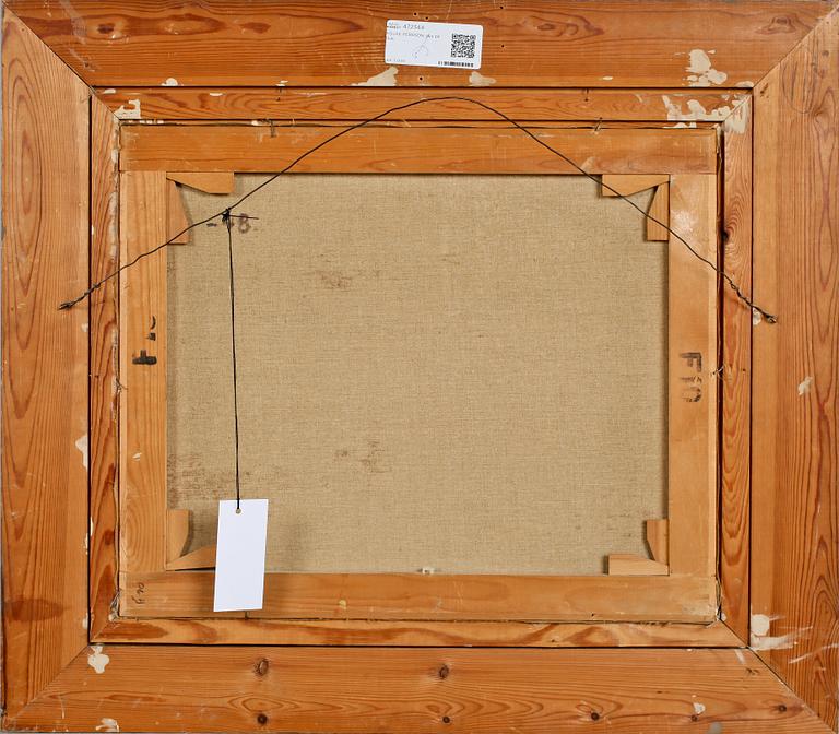 FOLKE PERSSON, olja på duk, signerad, á tergo daterad - 46.