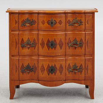 A late Baroque Chest of Drawers, mid 18th Century.