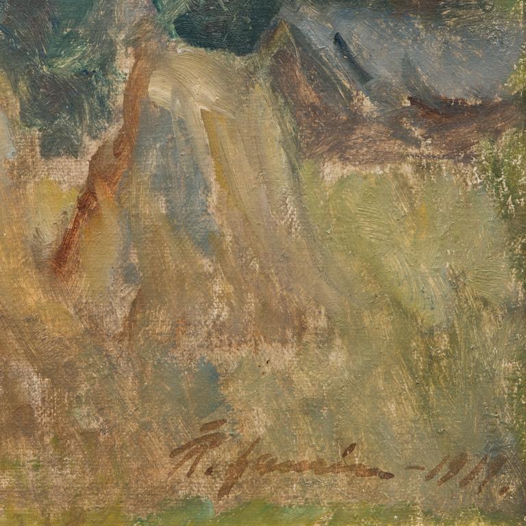 PER ÅKE LAURÉN, olja på duk, signerad och daterad 1919.