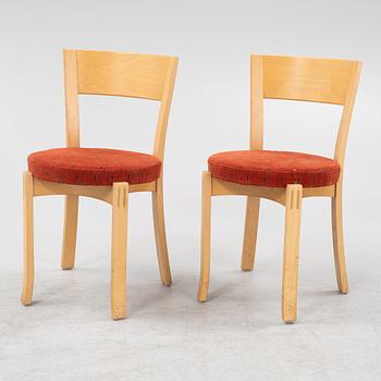 Åke Axelsson, six model 'S217' chairs, Gärsnäs, Sweden, 1980's.
