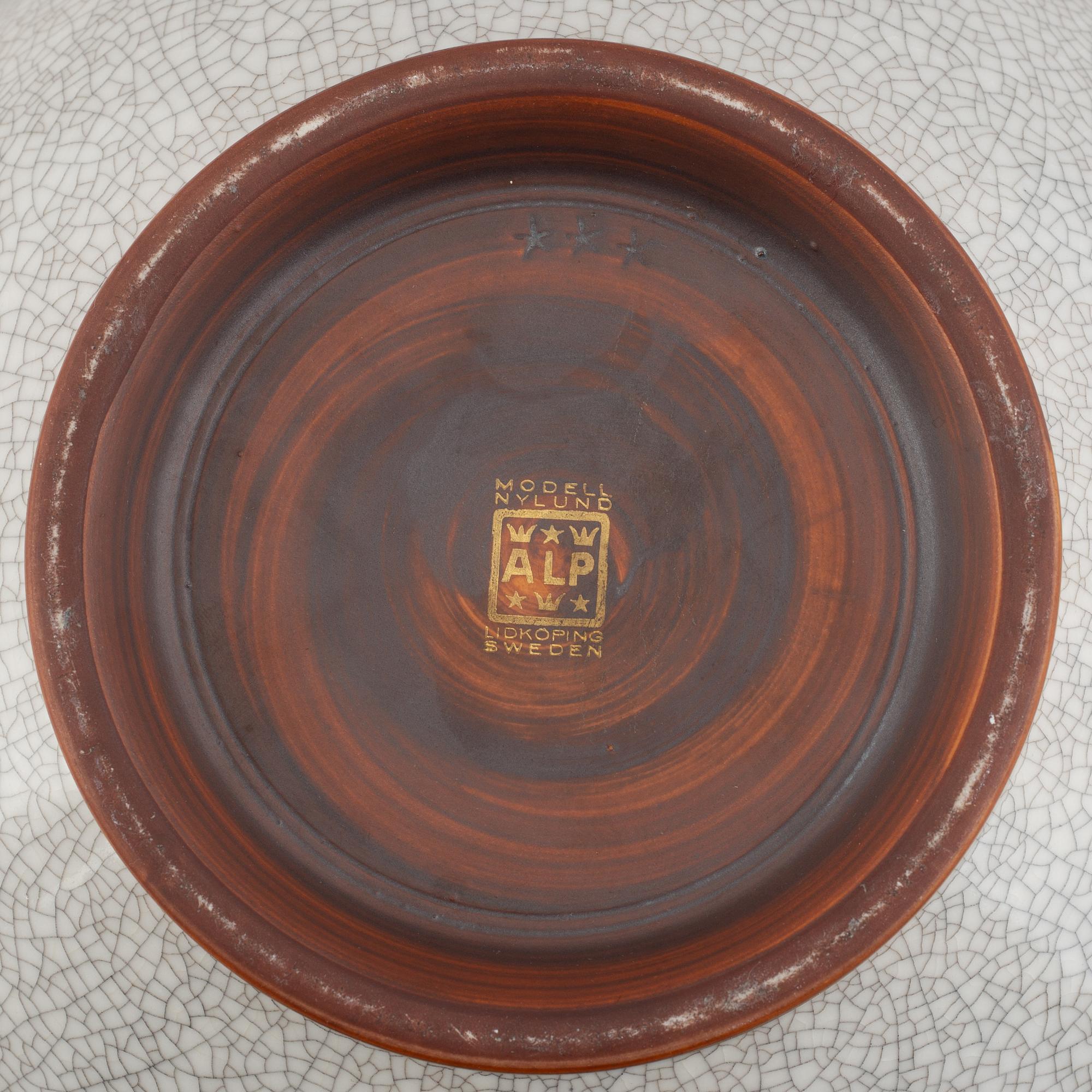 Gunnar Nylund, a vase, Alp Lidköping.