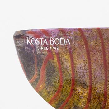 Bertil Vallien, glasbåt, Kosta Boda.