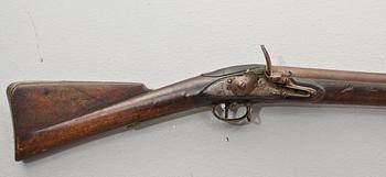 FLINTLÅSGEVÄR, Tower, 1800-tal, märkt Gregorius Rex.