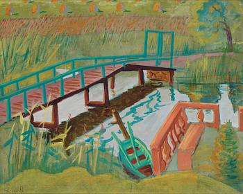 625. Isaac Grünewald, "Sommarafton, Gryt".
