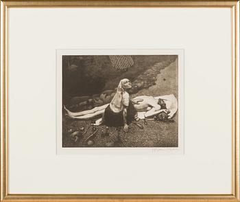 Akseli Gallen-Kallela, heliogravure, signed.