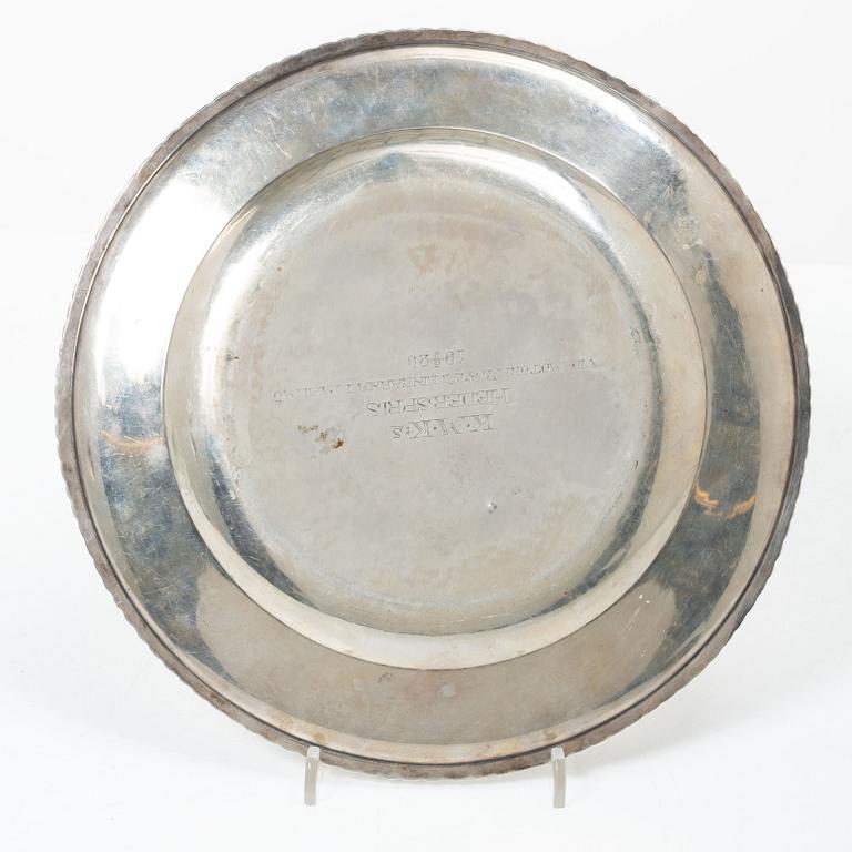 Dish, silver, GF Hallengren, Malmö 1928.