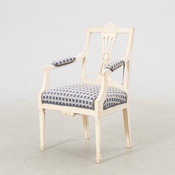 Karmstol Sengustaviansk stil 1900-talets första hälft.