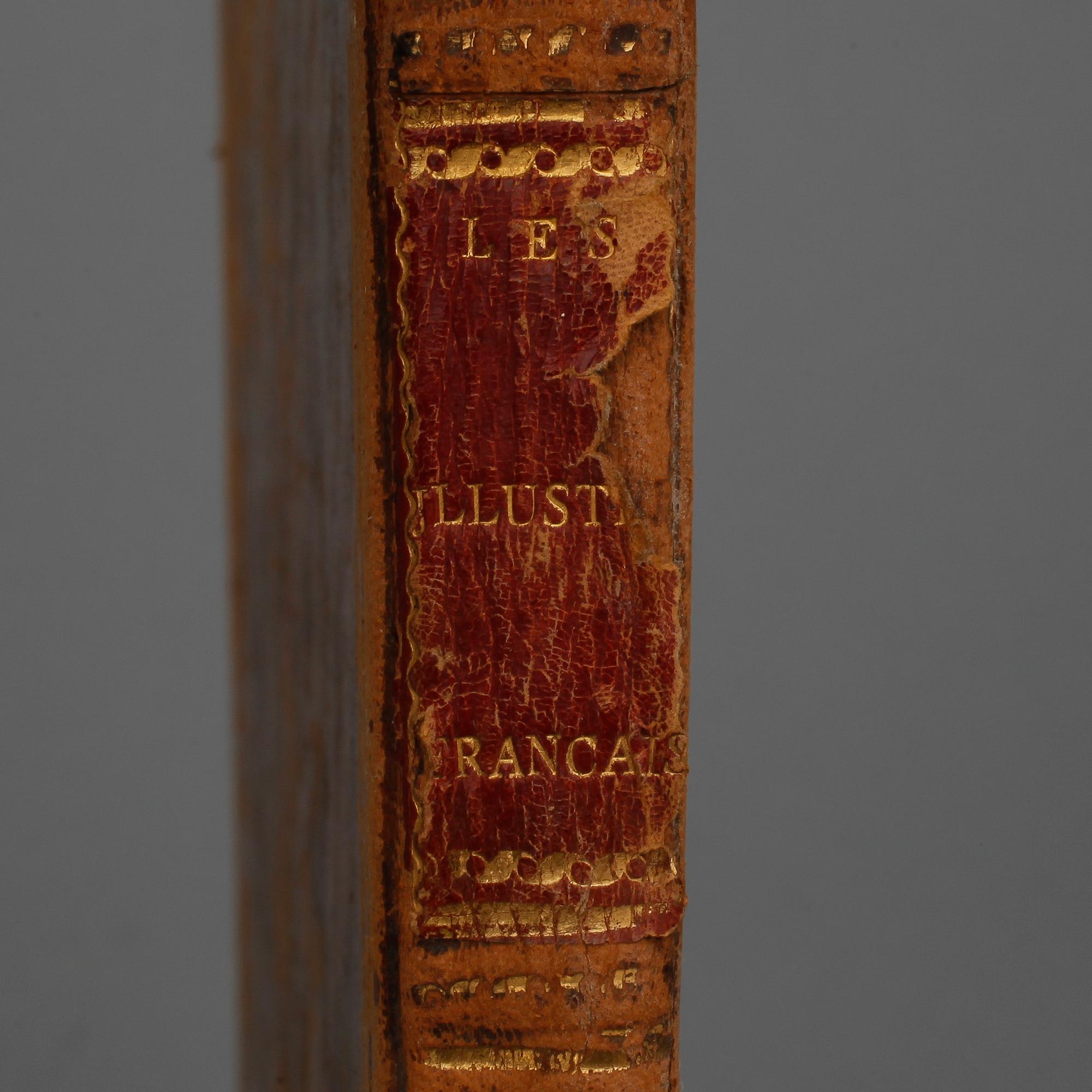 BOK. "Les Illustres Francais", Paris, 1700/1800-tal.