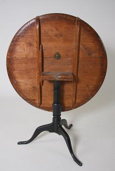 FÄLLBORD, sign Carl Hollst, Eskilstuna FS.(1787-1830).