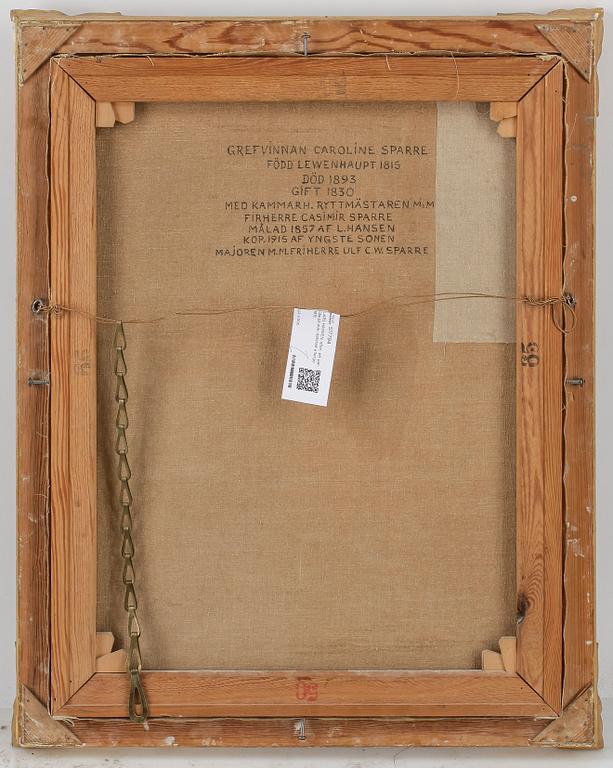 LARS HANSEN, kopia efter, ett par, olja på duk, daterade 1915.