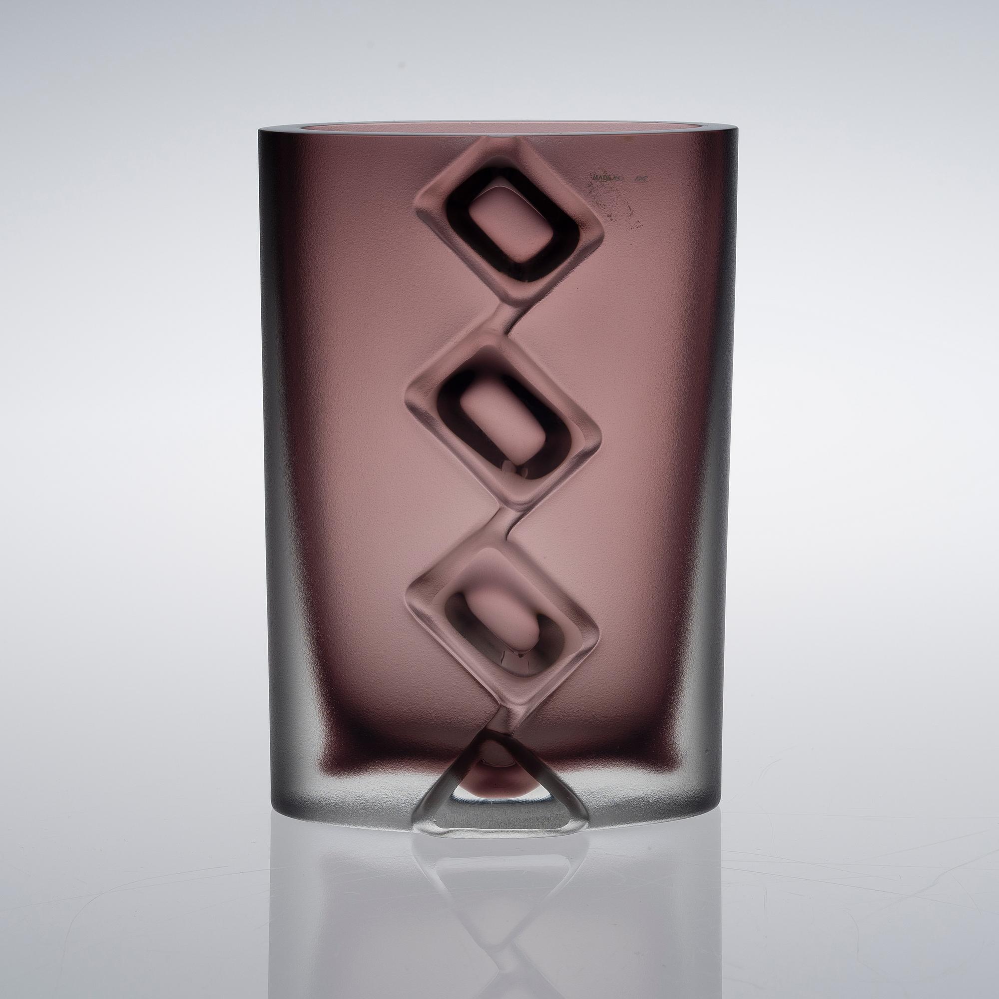 TAPIO WIRKKALA, VAS, glas, signerad Tapio Wirkkala 3306.