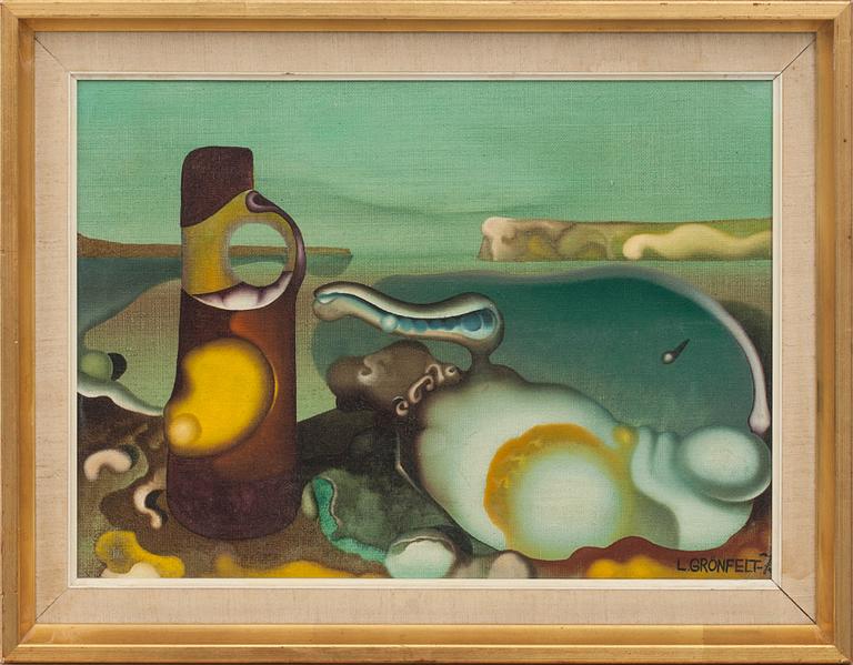 LARS GRÖNFELT, oljemålning på duk, signerad och daterad 7 (?).