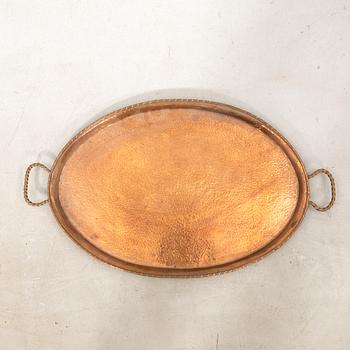 Trays/Serving dishes 3 pcs 20th century, first half.