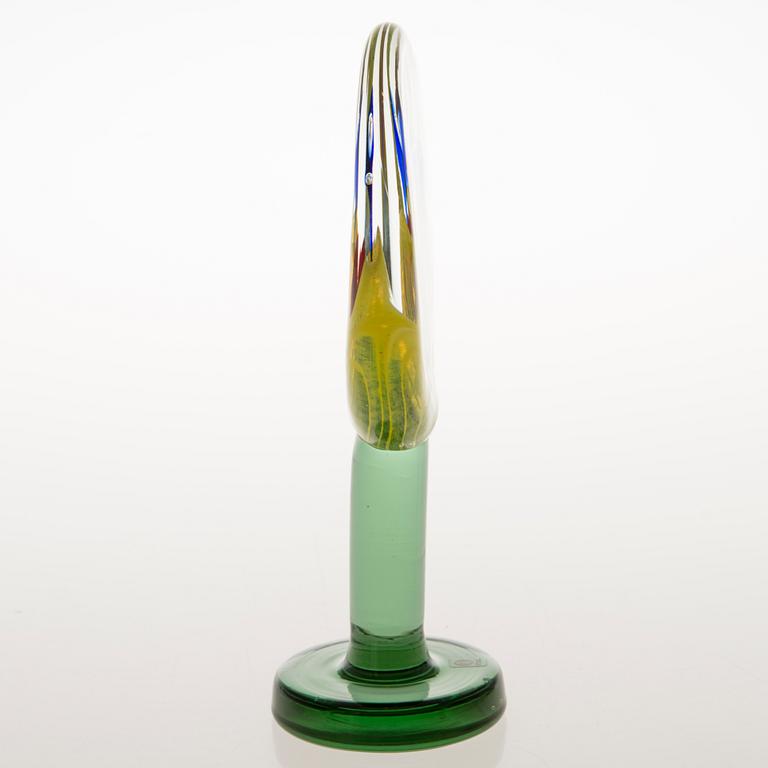 OIVA TOIKKA, A 'Lollipop' glass sculpture signed Oiva Toikka, Nuutajärvi 2004, 126/200.