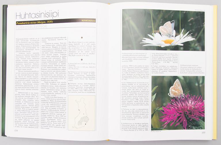 Four books about butterflies in Sweden, Finland and former Soviet Union. 1900-2003.