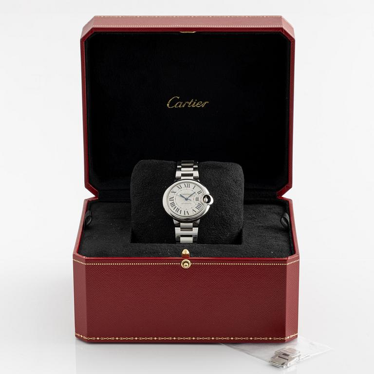 Cartier, Ballon Bleu, wristwatch, 33 mm.